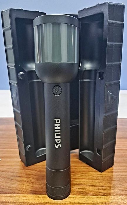 ФонарьЗаряднийАкумуляторнийЗахищенийТактичнийPhilipsСветильникНочник