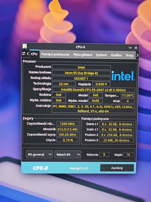 Komputer z Xeon E5-2667v2, 64GB RAM DDR3 ECC, GTX 1070