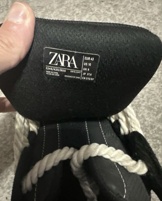Sapatos Sneakers Zara Rope Laces