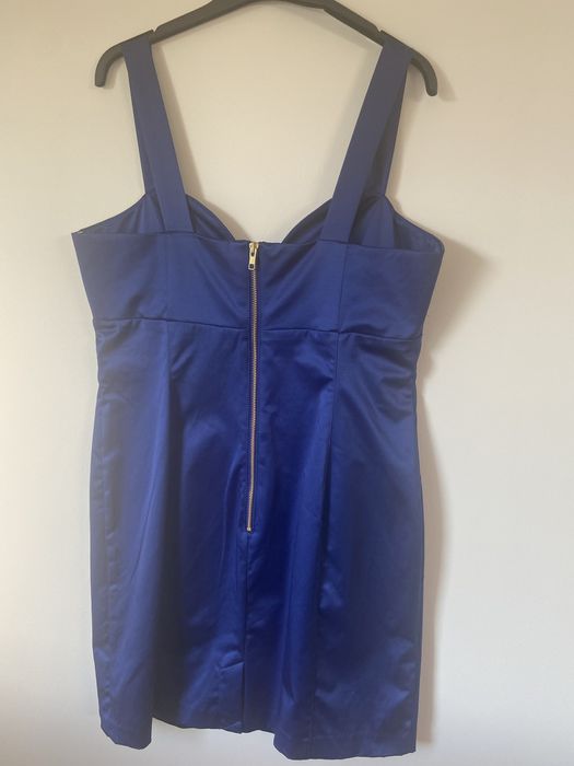 Vestido curto azul