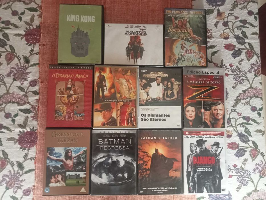 11 DVD's de Ação/Aventura