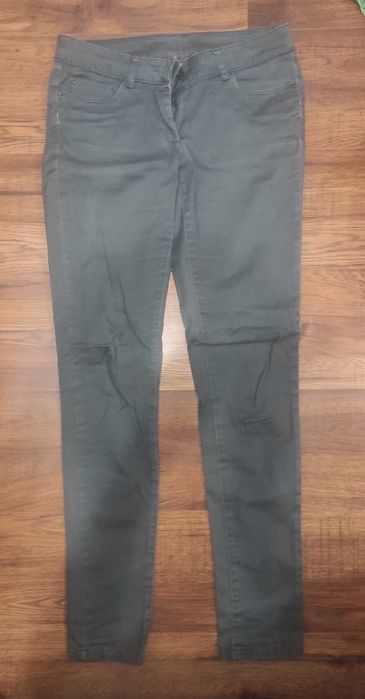 Spodnie szare grafitowe