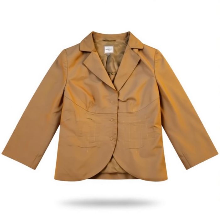 MONNARI żakiet marynarka 34 XS zlota złoty elegancki połysk