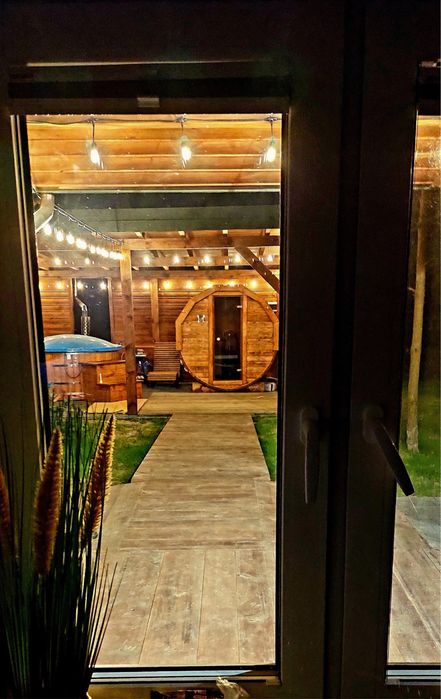 Wolne terminy! Leśna Oaza Roztocza Balia/Ruska Bania/Jacuzzi, Sauna