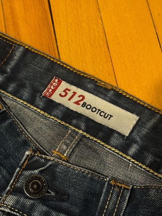 Levis 512 bootcut flared vintage indie sleaze