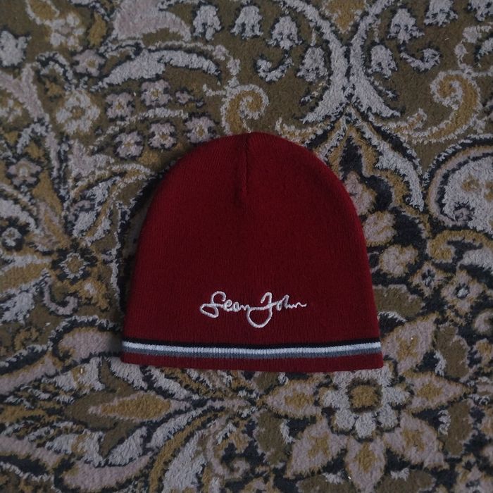 Шапка Sean John бордового кольороу