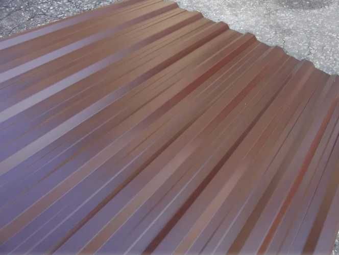 Blacha trapezowa 0.5 mm Biała Folia zabezpieczająca