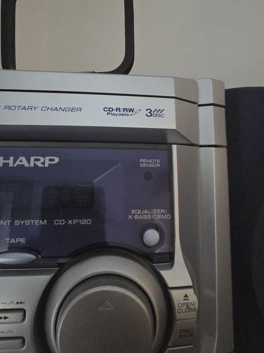 Aparelho Som Sharp, para 3 Cds