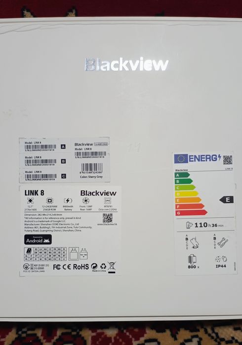 Величезний(12,7") і потужний планшет Blackview Link 8 (12+24Гб/256GB)