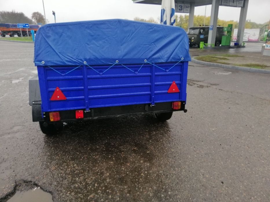 Одноосный Оцинкованный легковой Прицеп Кремень+ КРД 105  2500*1300