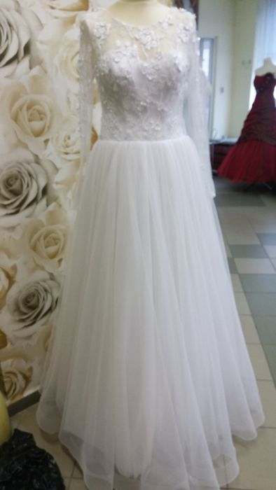 suknia ślubna,biała princessa