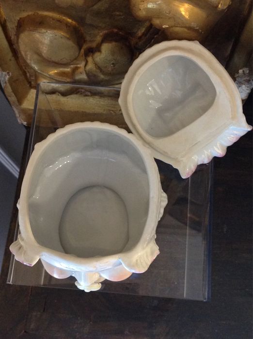 Caixa de tabaco em porcelana