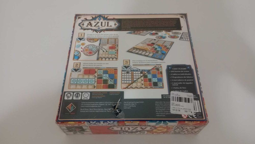 Azul - Jogo de Tabuleiro