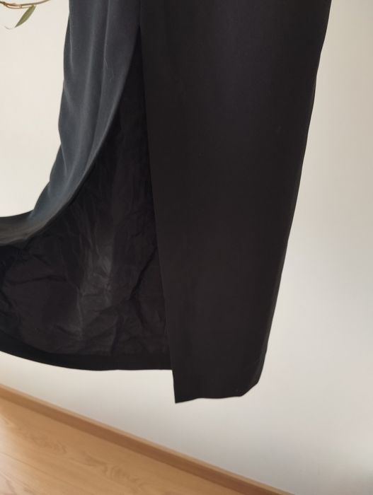 Sukienka koktajlowa, wieczorowa, na wesele maxi, ażurowy r. S Regina L