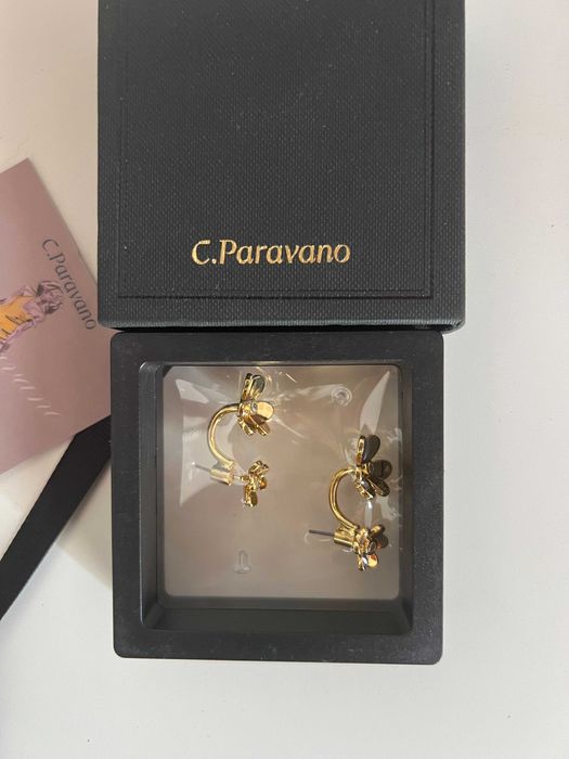 Brincos pendentes banhados a ouro 18K