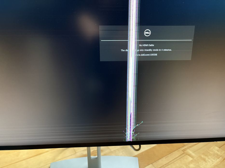 Dell U3023E - matryca uszkodzona