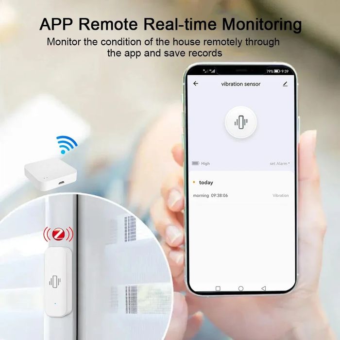 Sensor de vibração (Novo)  Zigbee