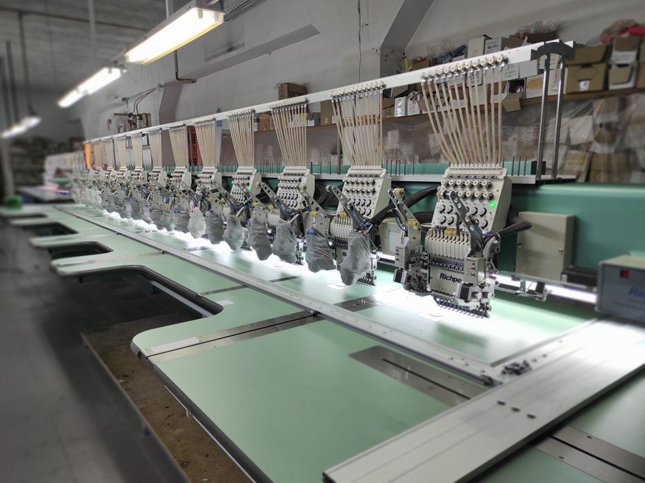 Máquina de Bordar Richpeace 12 cabeças