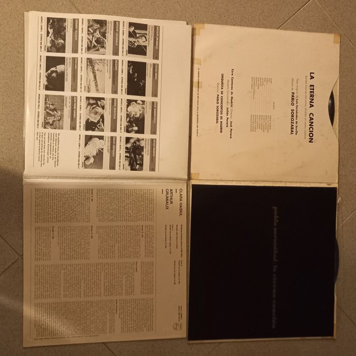 Conjunto de discos em Vinil de Musica classica