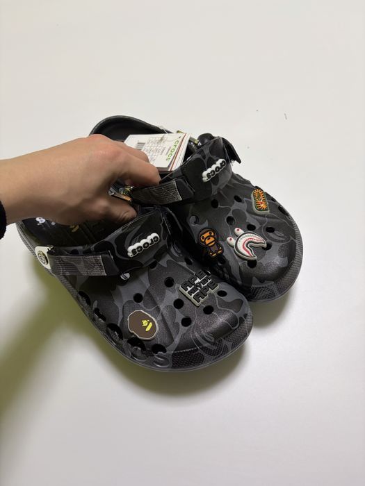 Crocs bape aape baby milo balenciaga supreme chrome hearts кроксы