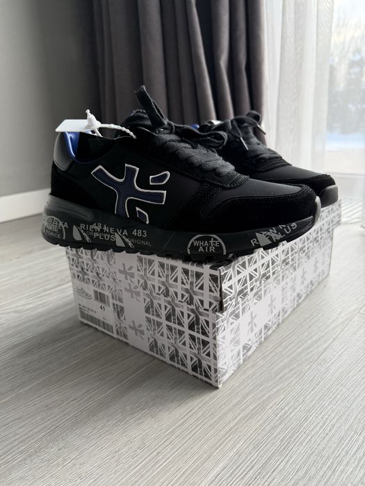 MADE IN ITALY Кроссовки Premiata Mick Black Blue (IN BOX)