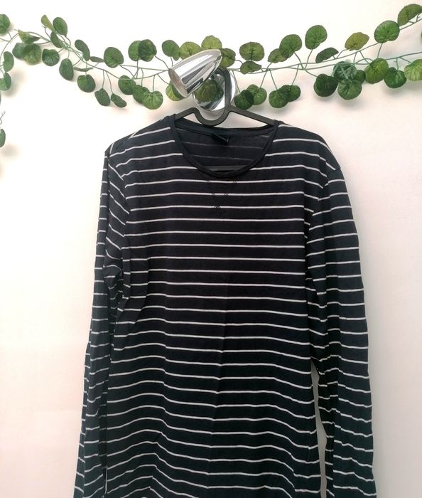 Camisola de Manga Comprida às Riscas