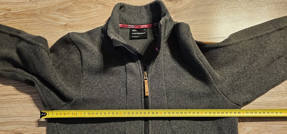 Peak Performance bluza męska rozmiar S rozpinana wymiary na zdjęciach