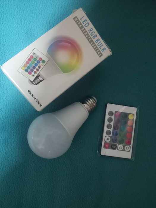 Lâmpada led RGB nova