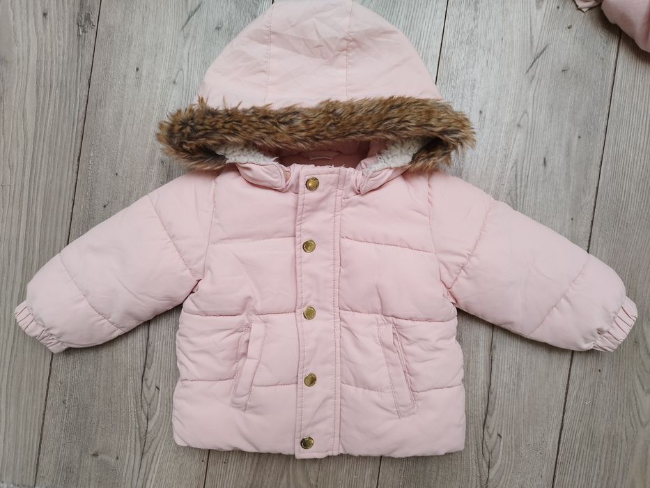 Kurtka H&M r. 74 pudrowy róż