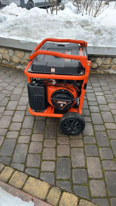 8 кВт Метан/Пропан/Бензин Генератор Ferrum FRGG7780CE з електростартер