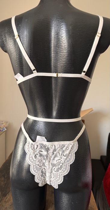 Conjunto renda branco M