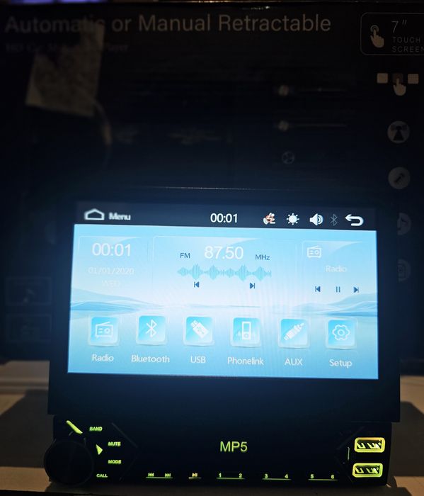 Radios 1 DIN android auto e carplay (Vários)