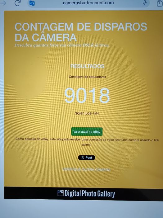 Sony A7IV (como nova com Garantia)