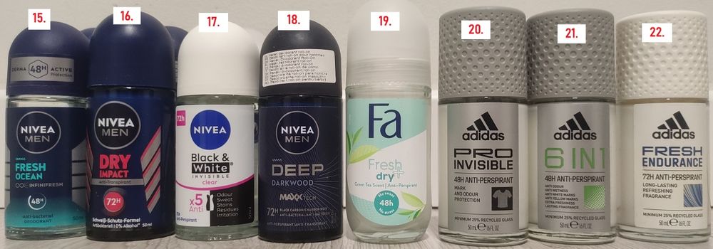 Kosmetyki - pianka, żel do golenia, antyperspirant, woda, balsam