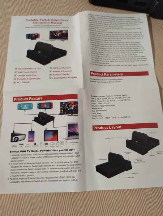 Stacja dokująca do Nintendo switch