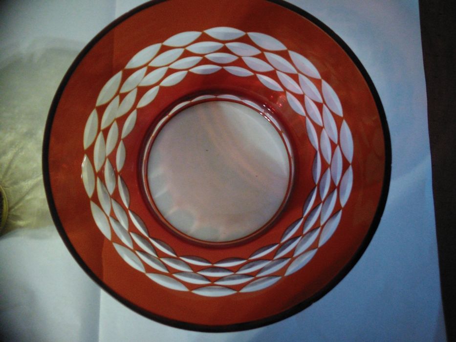 Цветное стекло времён СССР(4 фото)