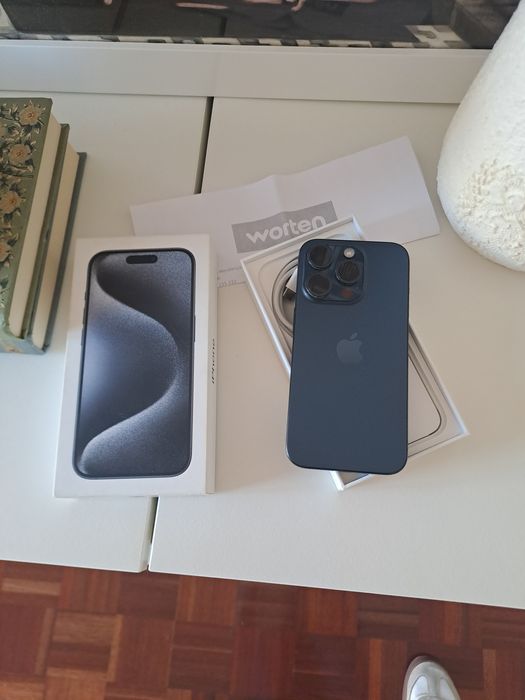 IPhones 15 Pro 128GB Fatura e Garantia até 03/2027