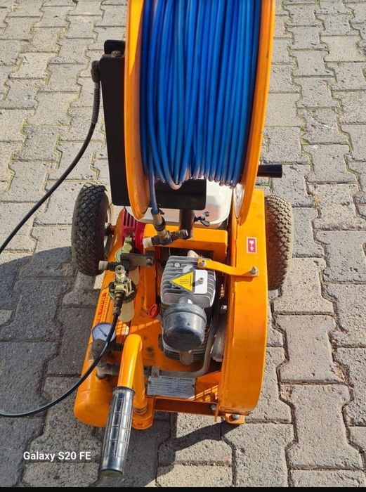 Kompresor spreżarka spalinowy silnik Honda 4 KM  bęben z przewodem