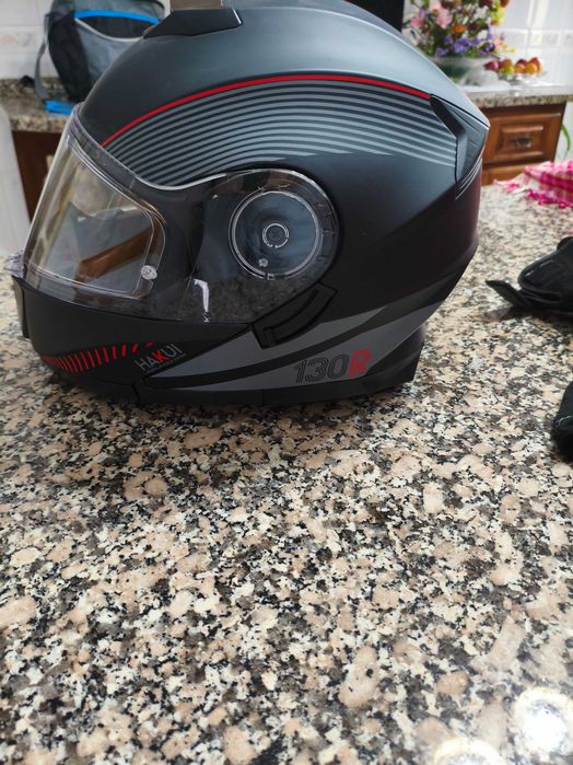 Capacete 130R + pinlock + Luvas +balaclava