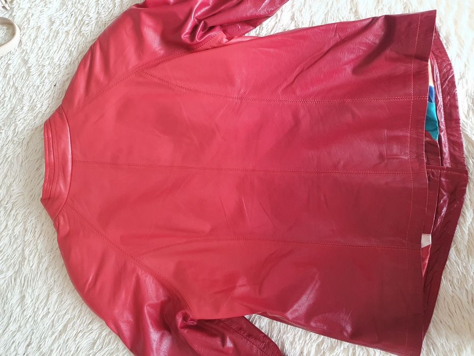 Фирменная куртка кожаная