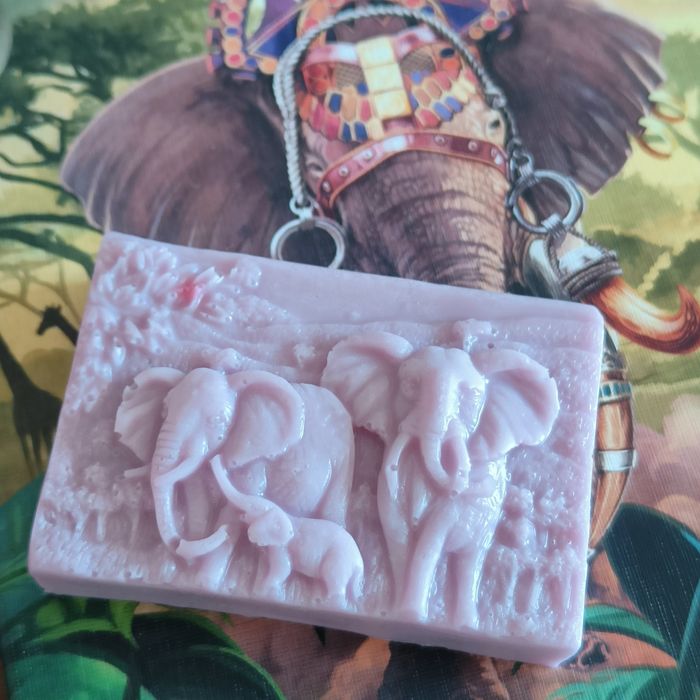 Mydło glicerynowe z motywem słonia