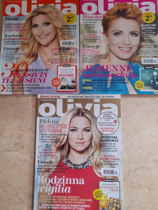 Zestaw czasopism Olivia z 2015 roku