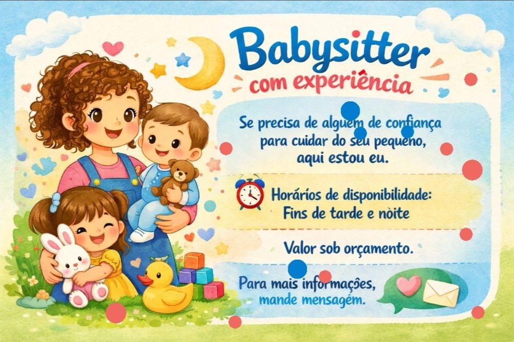 Serviço completo de babysitting