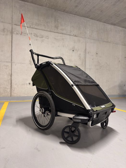 Thule Chariot Cab 2 — multisportowy przyczepka/wózek dla dwójki dzieci