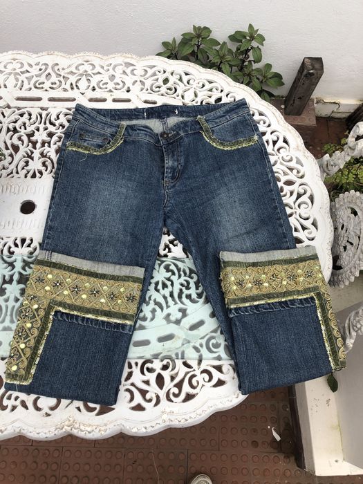 Calcas de ganga comaplicacoes