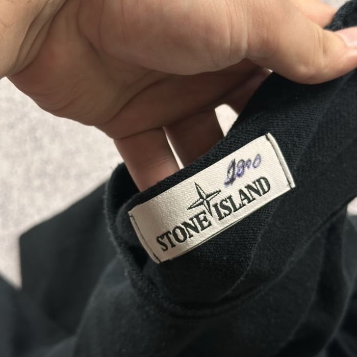 Легкий свитер Stone Island S с патчем 6615 кофта