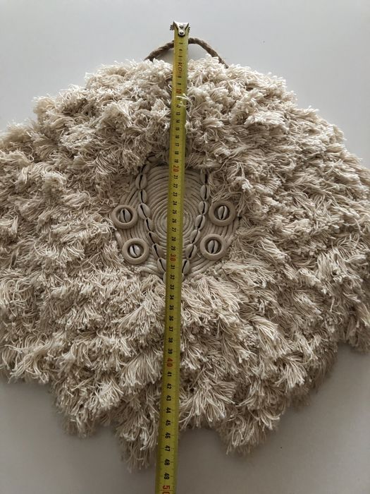 Moldura decorativa em macramé64750632399105123