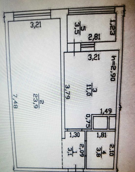 1-комнатная квартира по адресу ул. Ромашковая (площадь 48 м²) - Atlanta.ua - фото 7