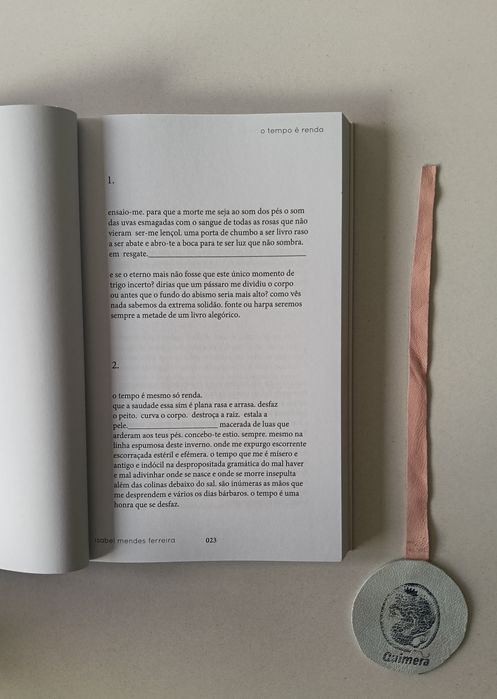 O tempo é renda, Isabel Mendes Ferreira