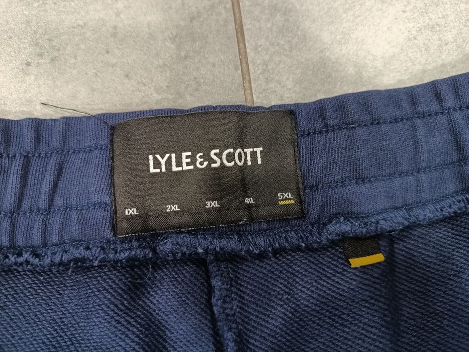 Krótkie spodenki męskie plus size 5XL dresowe bawełna 100% Lyle&Scott